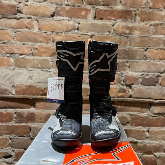 Alpinestars Vector Motorcycle Boots – Black/Grey – Size US 8 - Picture 4 of 8